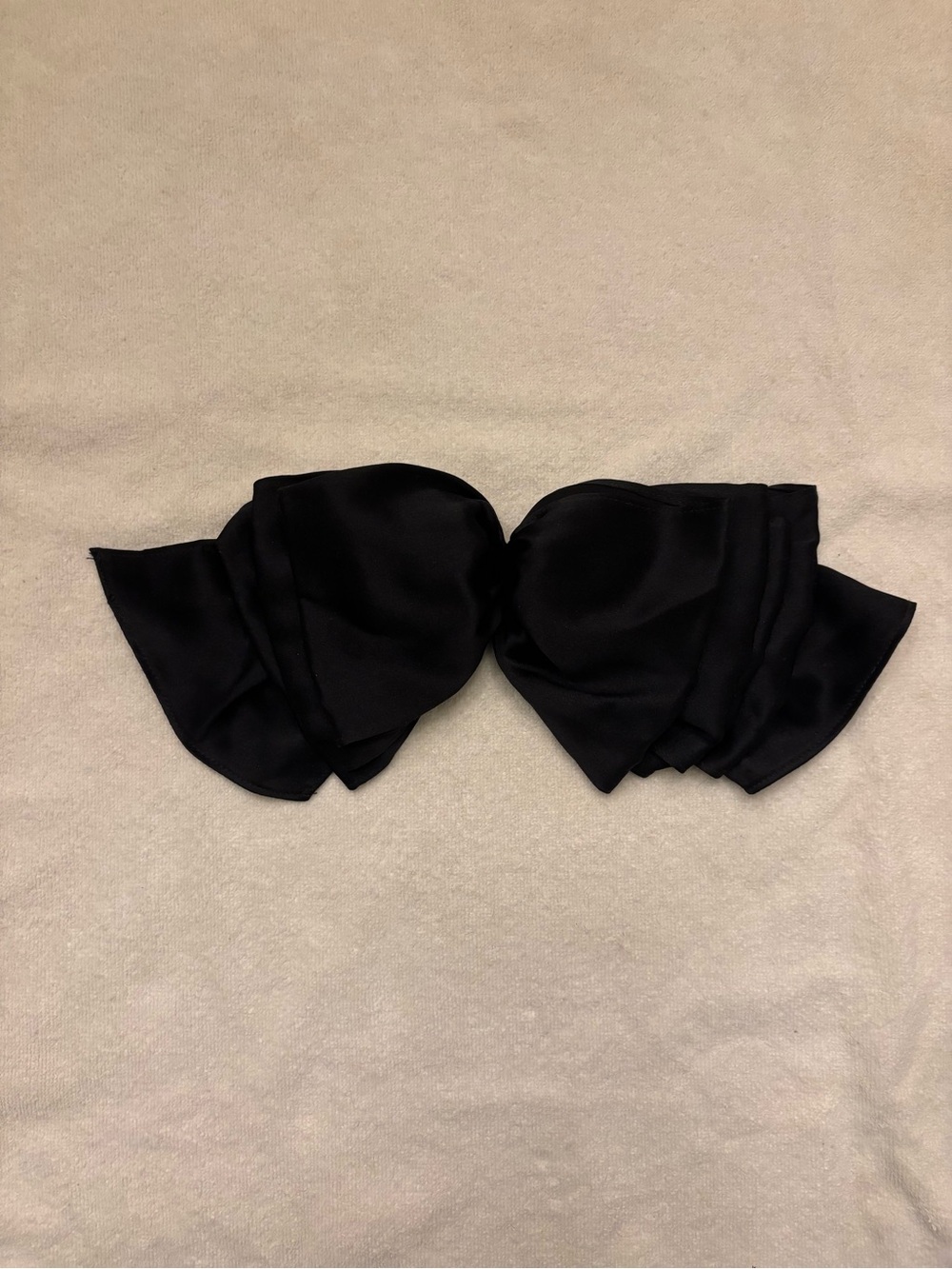 Eugenia Kim black satin bow barrette